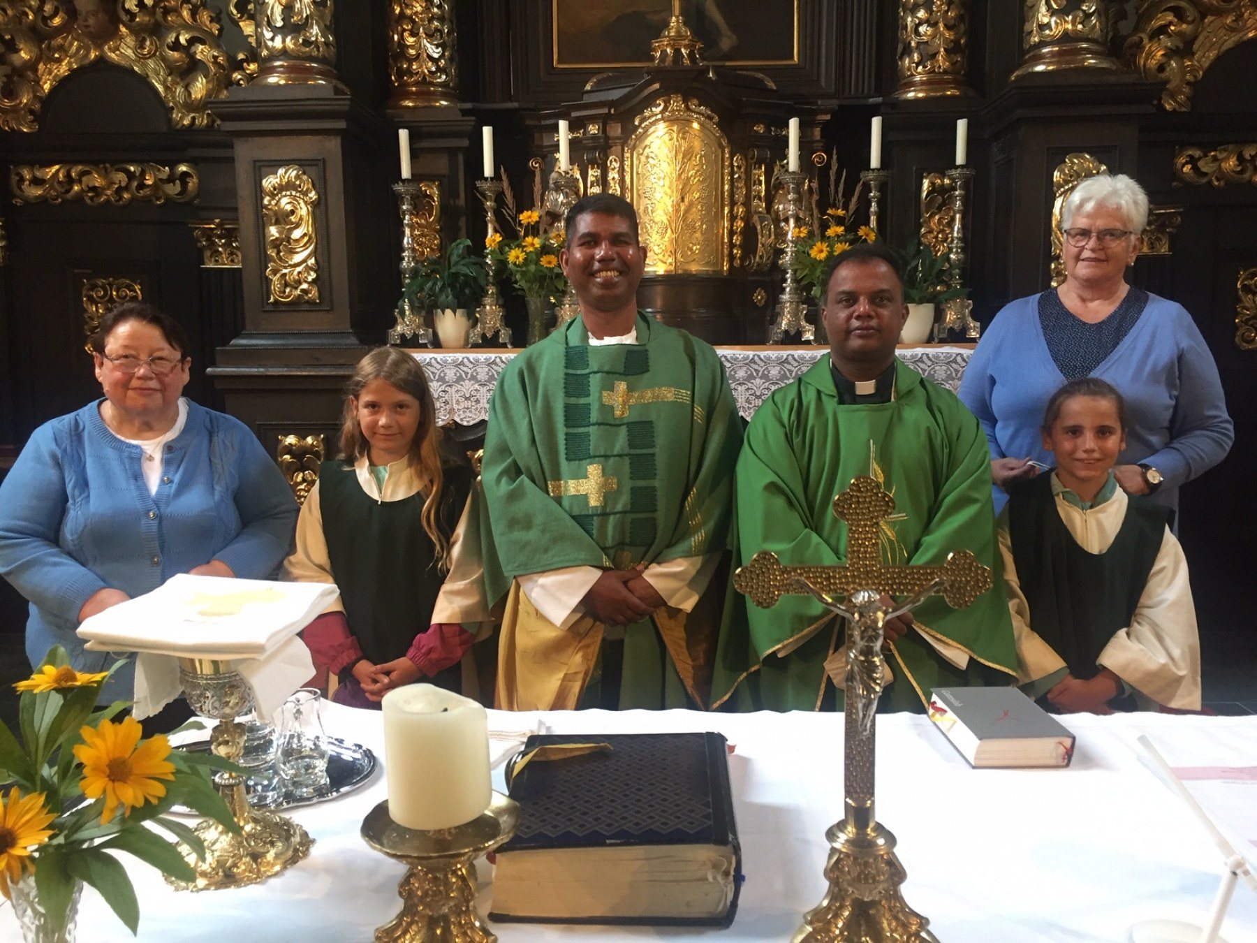 Indischer Vikar in Kirchbach