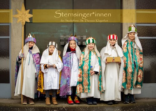 Kleine Abordnung unserer Sternsinger (c) Otto Gombocz