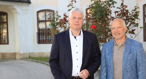 Finanzkammerdirektor Gerhard Salzer und Diözesanökonom Burghard Kronawetter