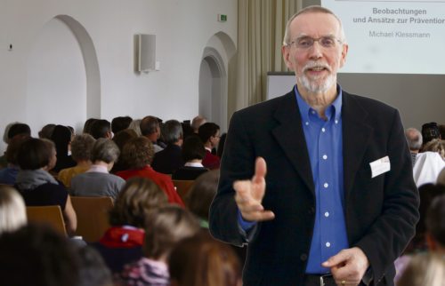 Michael Klessmann bei der Tagung der österreichischen KrankenhausseelsorgerInnen in St. Georgen a. L. (© Foto: Haab)