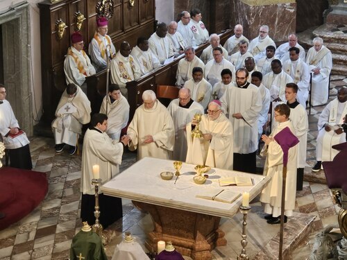 Chrisammesse im Klagenfurter Dom; Foto: Gerald Heschl