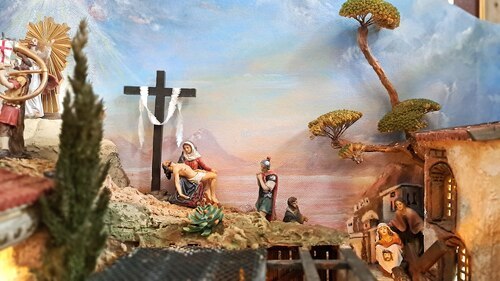Die Passionskrippe von Herman Bidner war in der Fastenzeit in St. Nikolai ausgestellt worden. - Foto: © P. Emmanuel-Maria Fitz OFM Die Passionskrippe von Herman Bidner war in der Fastenzeit in St. Nikolai ausgestellt worden. - Foto: © P. Emmanuel-Maria Fitz OFM