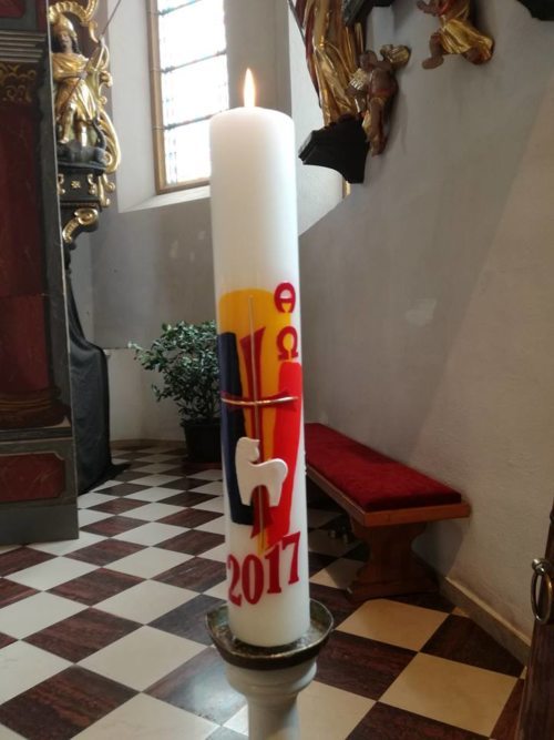 Osterkerze 2017 (© Foto: PS)