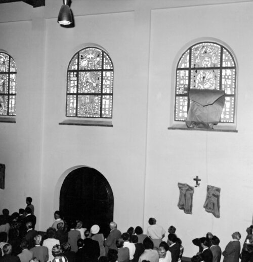 5. August 1962 - Segnung der neuen Kirchenfenster
