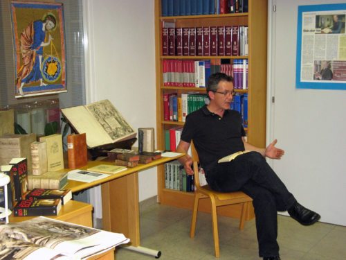 Lesung mit Mag. Maximilian Fritz in der Diözesanbibliothek (© Foto: dbk)