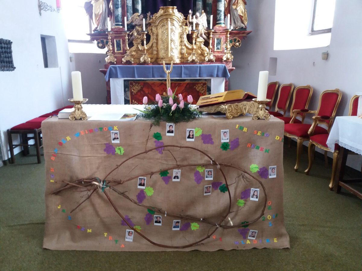 Ich bin der Weinstock, ihr seid die Reben Ich bin der Weinstock, ihr seid die Reben