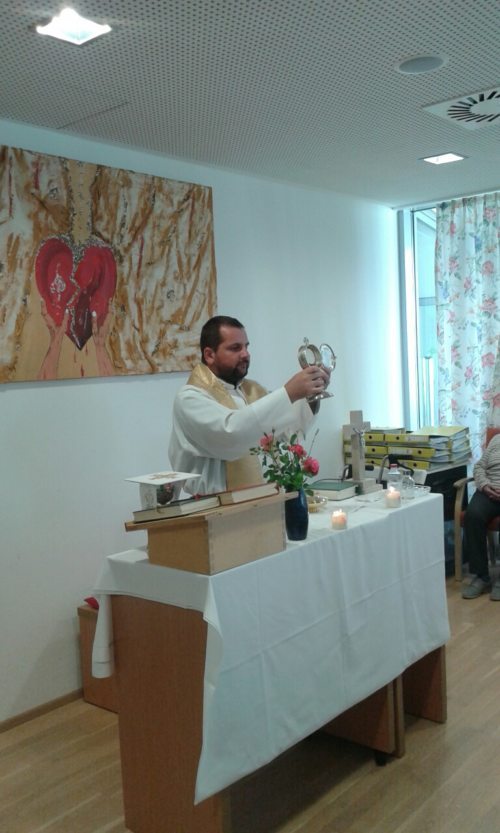 Hl. Messe - Fronleichnamsfest - im Pflegeheim St. Stefan (Bild: Angela Moritsch).l Hl. Messe - Fronleichnamsfest - im Pflegeheim St. Stefan (Bild: Angela Moritsch).l