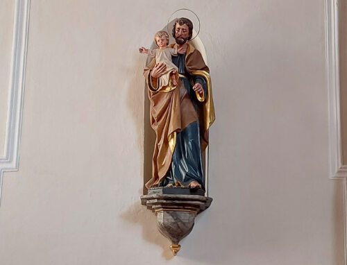 Statue des hl. Josef in der Pfarrkirche St. Stefan. (Bild: P.St.) Statue des hl. Josef in der Pfarrkirche St. Stefan. (Bild: P.St.)