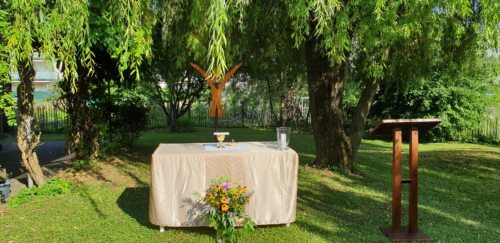 Im Gebet mit allen verbunden! - Foto: phs Im Gebet mit allen verbunden! - Foto: phs