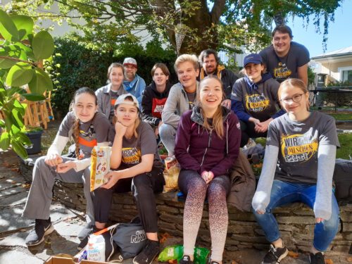 Über 2.500 Jugendliche waren <strong>B</strong>otschafter*innen für Solidarität und soziales Engagement. (Foto: Klagenfurter Schüler*innen im Projekt 919 - “Paint it“ © Peter Artl) 