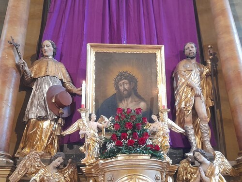 Das Heilig-Haupt-Bild in der Kunigundkirche von Bad St. Leonhard (Pfarre)