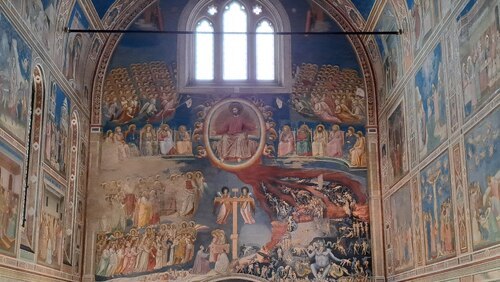 Das Jüngste Gericht in der Cappella degli Scrovegni von Giotto.<br />
Foto: P. Emmanuel-Maria Fitz OFM Das Jüngste Gericht in der Cappella degli Scrovegni von Giotto.<br />
Foto: P. Emmanuel-Maria Fitz OFM