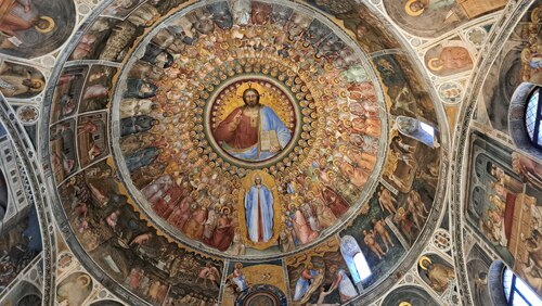 Die Erschaffung der Welt im Baptisterium in Padua.<br />
Foto: P. Emmanuel-Maria Fitz OFM