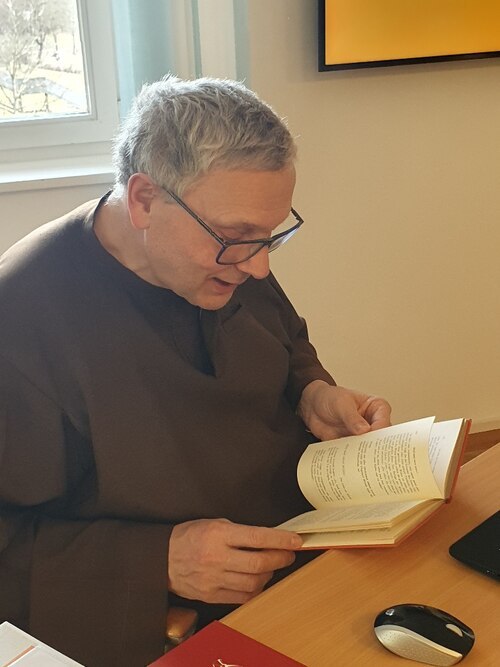Pater Norbert - Leiter der OFS Exerzitien<br />
Bildrechte: Christine Walder Pater Norbert - Leiter der OFS Exerzitien<br />
Bildrechte: Christine Walder
