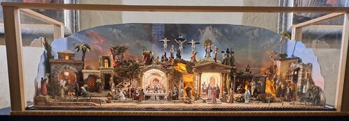 Fastenkrippe in der Pfarrkirche Obermillstatt; Foto: Hermann Bidner 