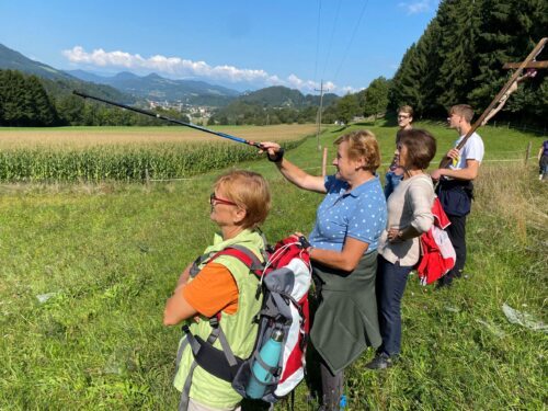 Zeit für den Blick über die Drau (Foto/slika: Pfarrarchiv Neuhaus-Suha)