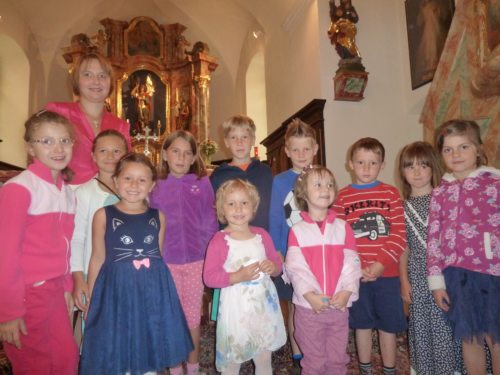 unser Kinderkirchenchor (© Foto: G. Gratz)