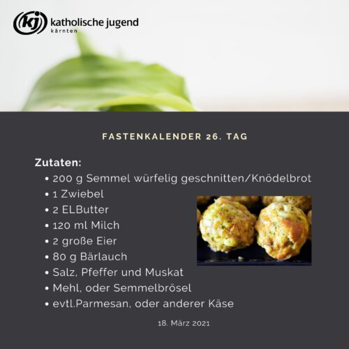 Tag 26 - KJ Fastenkalender