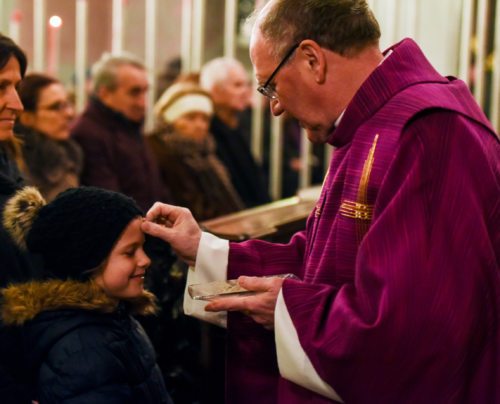 Das Aschenkreuz - Symbol für Leben, Sterben und Leben. Bischof Schwarz kritisierte die Entscheidung der Wiener Universität scharf. (© Foto: pgk/neumüller)