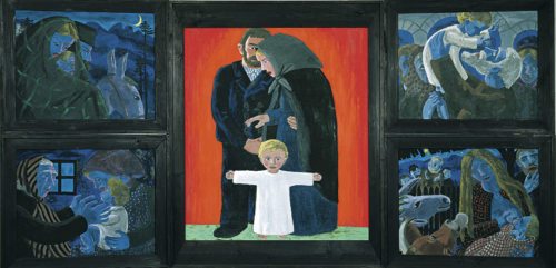 Der Altar von Werner Berg (© Foto: Werner Berg Museum) Der Altar von Werner Berg (© Foto: Werner Berg Museum)