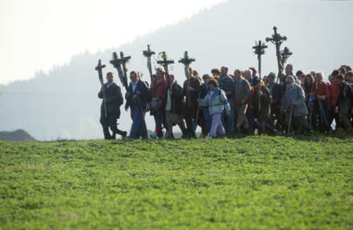 Beim Vierbergelauf legen die Pilgerinnen und Pilger 52 Kilometer und mehr als 2.000 Höhenmeter zurück. (© Foto: Pressestelle/Neumüller) Beim Vierbergelauf legen die Pilgerinnen und Pilger 52 Kilometer und mehr als 2.000 Höhenmeter zurück. (© Foto: Pressestelle/Neumüller)