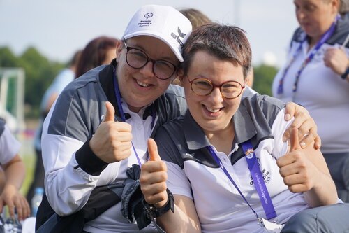 Marina und Romana Zablatnik waren in Berlin im Schwimmen erfolgreich (© Foto: Special Olympics Österreich)