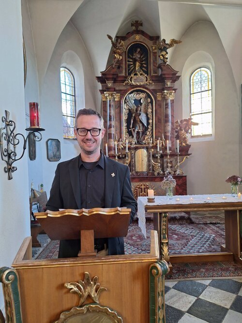 Pastoralassisten Peter Artl gab ein persönliches Glaubenszeugnis (Foto: © Susanne Laggner-Primosch)