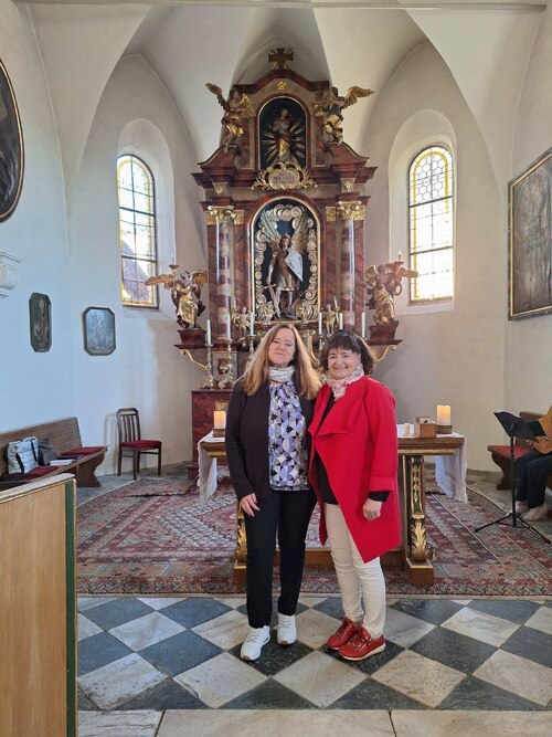 Die beiden Initiatoren der Andacht mit Gebet für Familien Susanne Laggner-Primosch und Chistine Huber (v.l.)