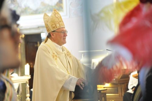 Škof v stolnici (Foto: Gotthardt)