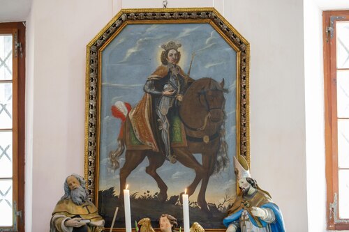 Gemälde Heiliger Oswald<br />
Foto: Anton Wieser