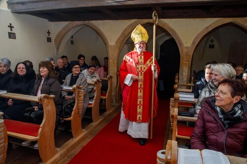 Besuch des Nikolaus<br />
Foto: Sigi Egger