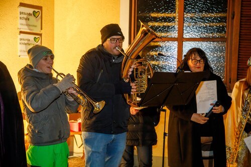 Duett der Glantaler Blasmusik Frauenstein<br />
Foto: Anton Wieser