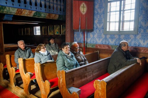 Gottesdienstbesucher<br />
Foto: Anton Wieser