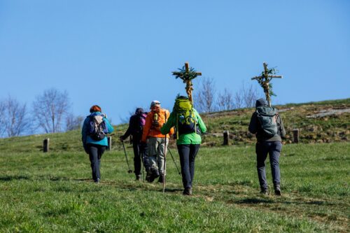 Kreuzträger am Kulm vor Liemberg<br />
Foto: Anton Wieser