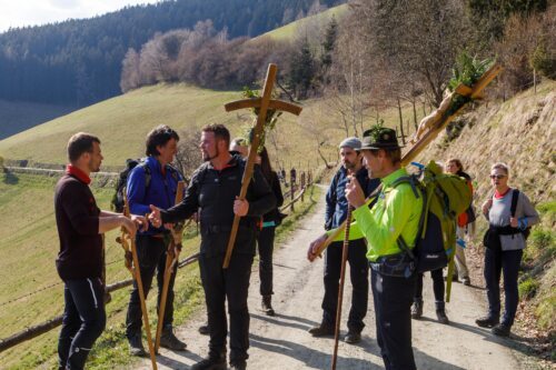 vor dem Einzug am Lorenziberg<br />
Foto: Anton Wieser