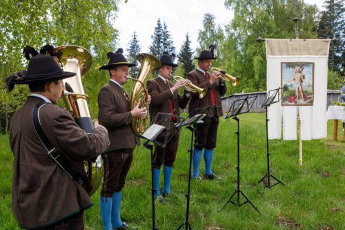 Bläserquartett der Glantaler Blasmusik Frauenstein<br />
Foto: Anton Wieser