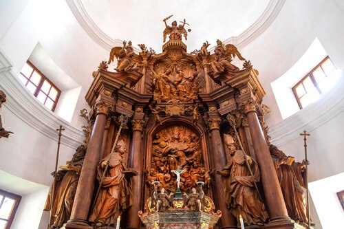 Hochaltar Filialkirche Nussberg<br />
Foto: Anton Wieser