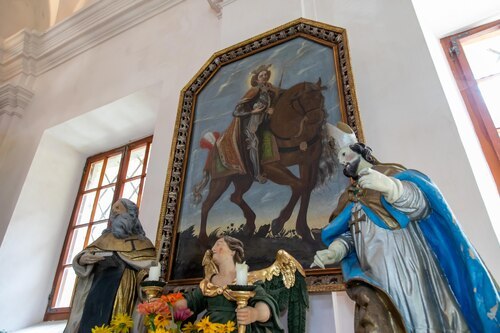 Gemälde des Heiligen Oswald<br />
Foto: Anton Wieser Gemälde des Heiligen Oswald<br />
Foto: Anton Wieser