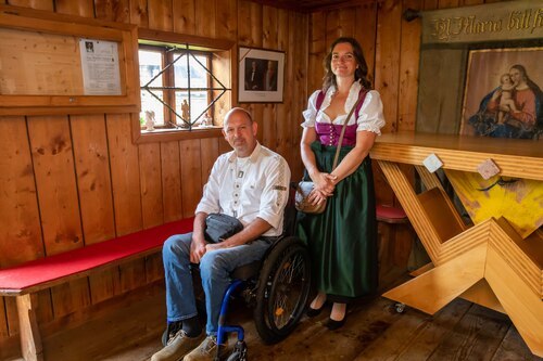 Werner Gebhart und Angelika Stössl<br />
Foto: Anton Wieser