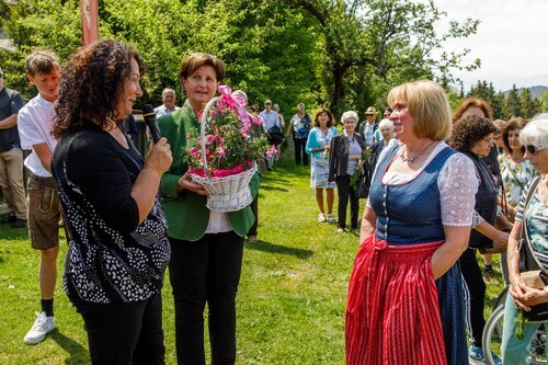 Geburtstagsgratulation<br />
Foto: Anton Wieser