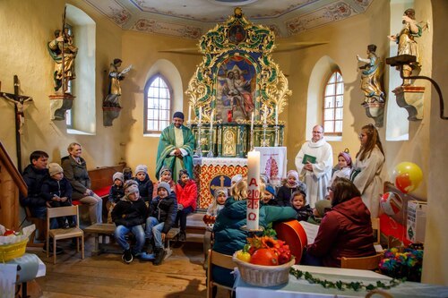 musikalische Gestaltung: Kindergarten Kraig<br />Foto: Anton Wieser
