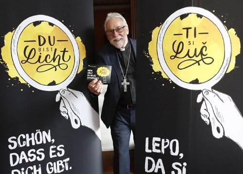 Škof Marketz je predstavil adventno pobudo “Du bist Licht/Ti si luč“. slika: Škofisjki tiskovni urad/Eggenberger