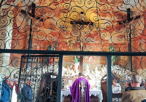 Allerseelen – hl. Messe in der Kalvarienbergkirche. (Bild: P. St.).