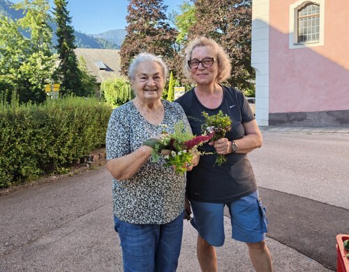 Frau Annemarie Haring und Frau Sissy Feichter (C) Brigitte Weber