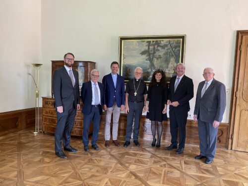 Antrittsbesuch bei Diözesanbischof Dr. Marketz. Foto: Marc Germeshausen Antrittsbesuch bei Diözesanbischof Dr. Marketz. Foto: Marc Germeshausen