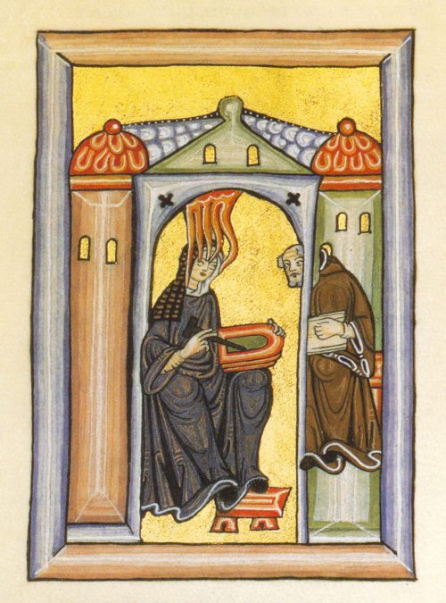 Autorenbild aus dem Liber Scivias (© Foto: Abteil St. Hildegard)
