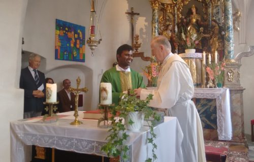 Vorstellungsgottesdienst am 3. Sept. in Hörtendorf (© Foto: Evelin Mack)