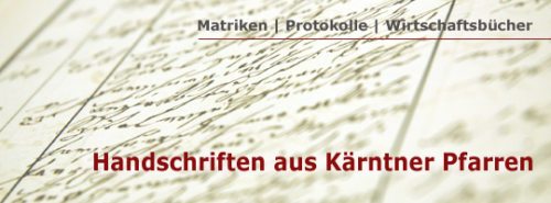 Handschriften aus Kärntner Pfarren (© Foto: Internetredaktion - KHK)