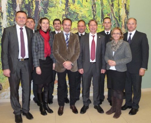 Die Geschäftsführung der BKG mit den mitwirkenden ReferentInnen (© Foto: BKG)