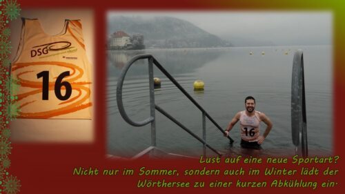 Nikolai Potemkin ist ein begeisterter Eisschwimmer und geht seit Jahren auch im Winter für eine kurze Abkühlung in den erfrischenden Wörthersee. In Klagenfurt gibt es eine kleine Scene, die sich dieser Aktivität verschrieben hat um sich gesund zu halten und um das Immunsystem zu stärken.<br />
Für jene die ebenfalls Lust auf ein erfrischendes Bad bekommen haben, haben wir unter folgenden Link einige wichtige Informationen zum Eisschwimmen zusammengefasst: https://www.kath-kirche-kaernten.at/images/downloads/wichtige-infos-zum-eisschwimmen.pdf